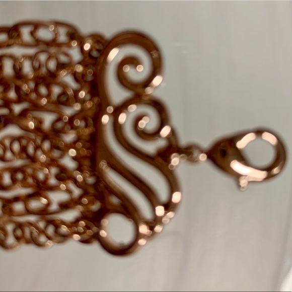 AMEDEO CORNELIAN CAMEO 8 STRAND CHAIN BRACELET NEW - Picture 6 of 8